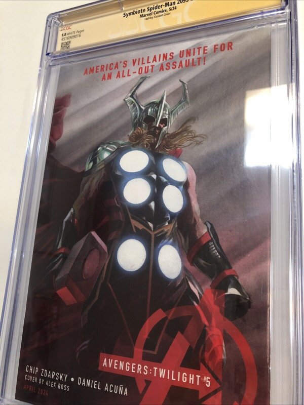 Symbiote Spider-Man (2024) # 1 (CGC 9.8 SS) Signed Ken LAshley * Marvel Comics