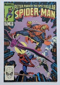 Spectacular Spider-Man #85 (Dec 1983, Marvel) F/VF 7.0 Hobgoblin and Black Cat  