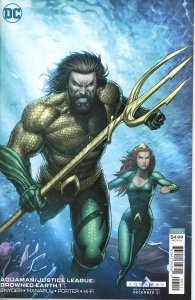 Aquaman / Justice League: Drowned Earth 1 9.0 (our highest grade) Keown Variant!