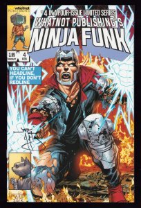Ninja Funk #4 SIGNED w/ COA (9.2 ob ) 2022