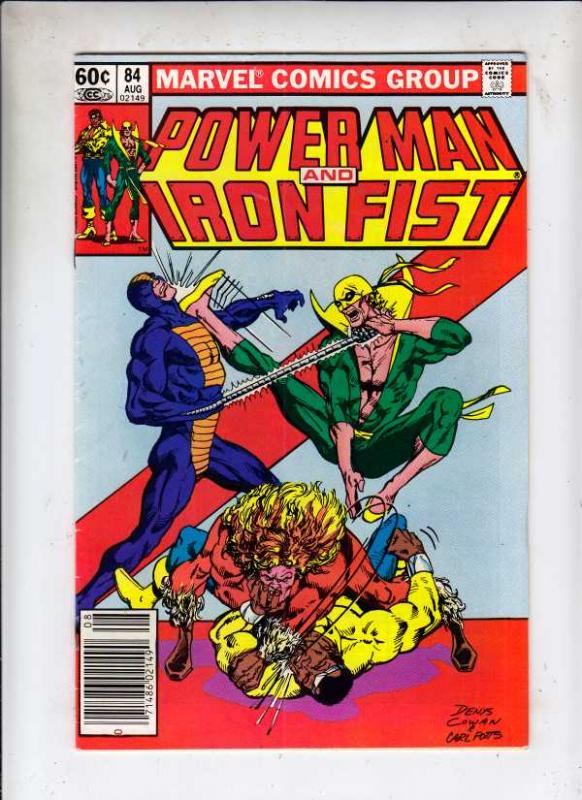 Power Man and Iron Fist #84 (Aug-82) VF High-Grade Luke Cage, Iron Fist