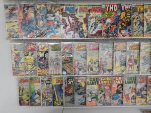Huge Lot 120+ Silver/Bronze Comics W/ Green Lantern, Aquaman, +More! See desc