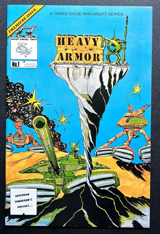 Heavy Armor #1-3 (1985) [Lot of 3 books] Complet MINI SERIES