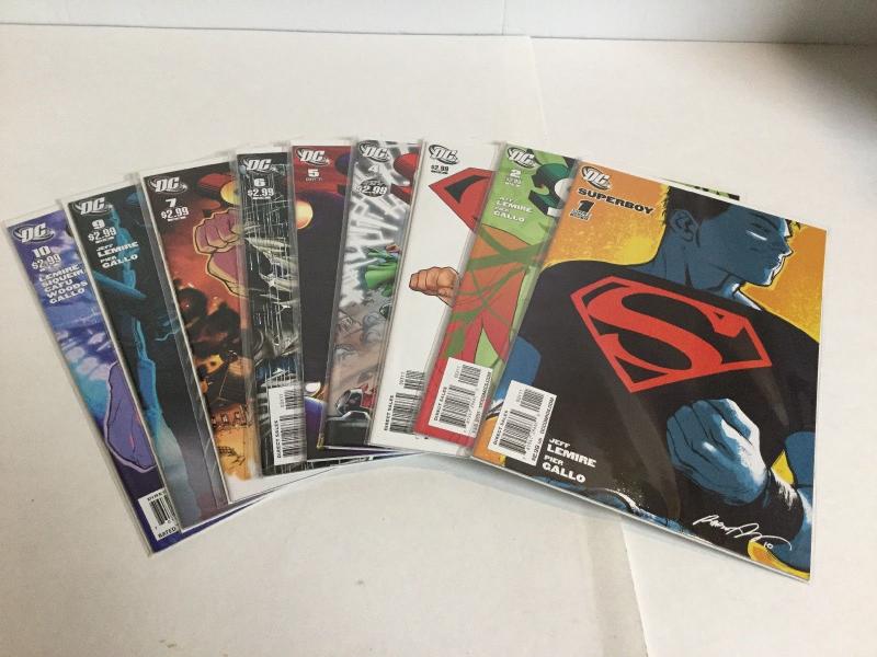 Superboy 1-7 9 10 Lot Set Run Nm Near Mint DC Comics A15