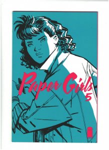 Paper Girls #5 NM- 9.2 1st Print Image Comics Brian K. Vaughan