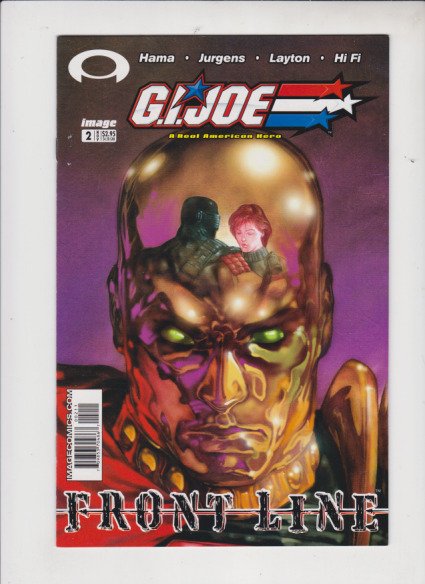 G.I. JOE A REAL AMERICAN HERO FRONT LINE #2 1MAGE / DIRECT SALES