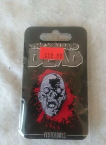 NEW The Walking Dead Comic Walker Pin  Yesterdays Skybound SDCC Comic Con NIP 