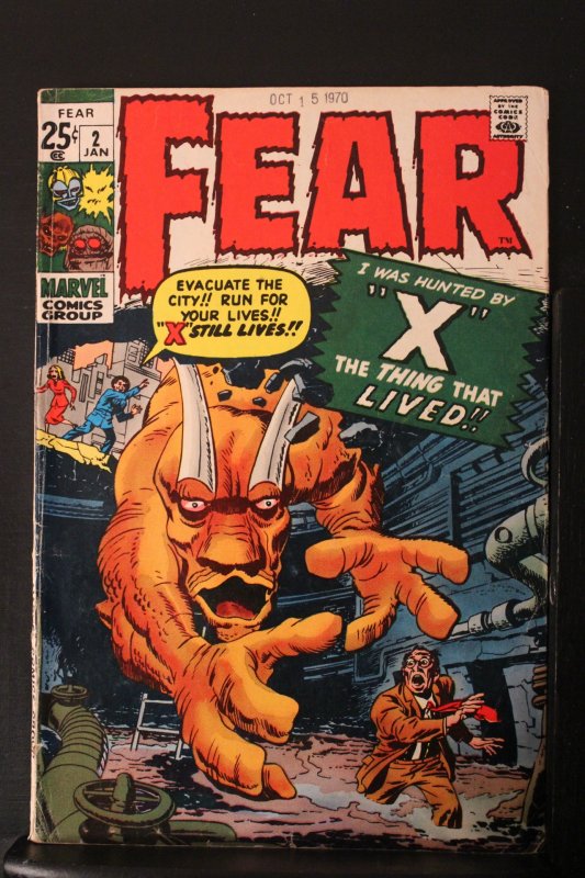 Adventure into Fear #2 1971 FN/VF Mid-High-Grade Kirby, Ditko, 1st Blip! Giant!