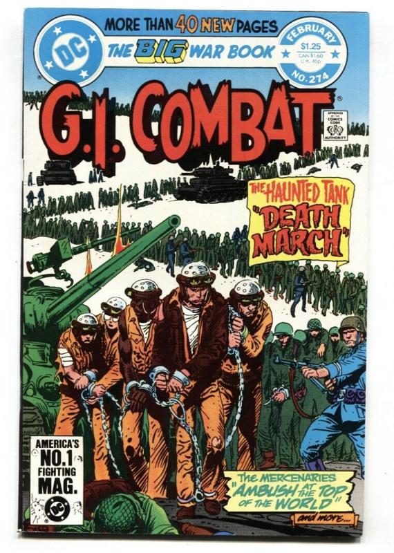 G.I. COMBAT #274 1984-DC-THE HAUNTED TANK-JOE KUBERT COVER--vf/nm