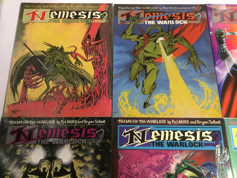 Nemesis The Warlock Book 1 2 3 4 5 6 Magazine Lot Near Mint Nm Titan Books