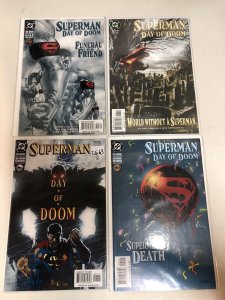 Superman Day Of Doom (2003) #1-4 (VF/NM) Complete Set Bill Sienkiewicz inks/art