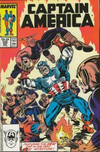 Captain America #335 ORIGINAL Vintage 1987 Marvel Comics 1st App Watchdogs FATWS