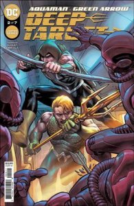 Aquaman/Green Arrow: Deep Target 2-A Marco Santucci Cover VF/NM