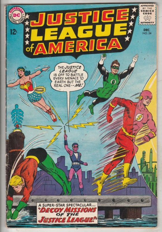 Justice League of America #24 (Dec-63) FN/VF+ High-Grade Justice League of Am...