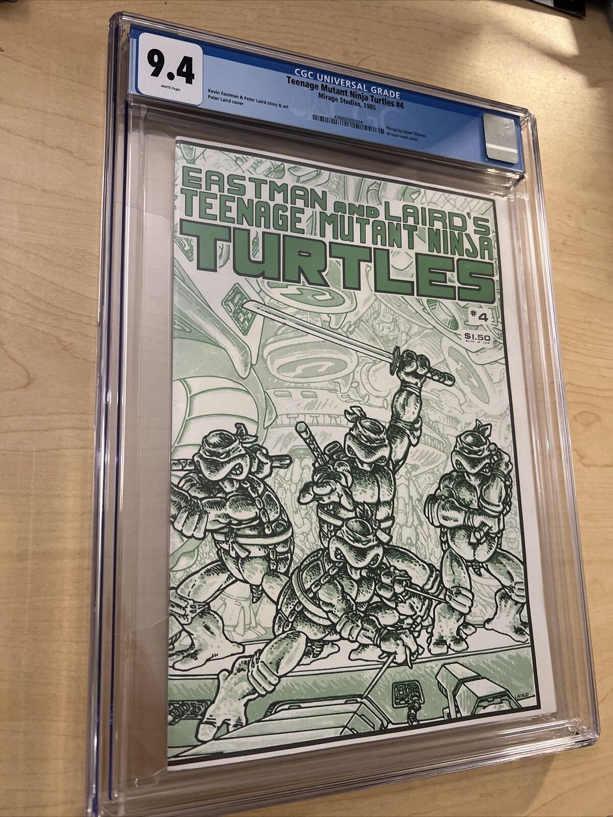 TEENAGE MUTANT NINJA TURTLES #4 CGC 9.4 WHITE PAGES