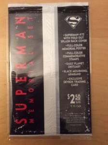 DEATH OF SUPERMAN SET, 75, TPB, WHITE & BLACK, FUNERAL FRIEND, ADVENTURES 500