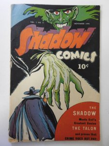 Shadow Comics #56 (1945) GD Condition cover detached, 1 in spine split