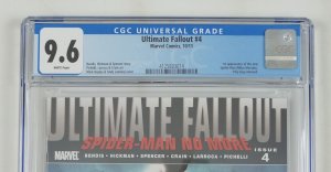 Ultimate Fallout #4 CGC 9.6 1st appearance Spider-Man (Miles Morales) 1st print 