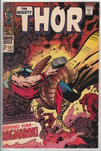 Thor, the Mighty #157 (Oct-68) VF High-Grade Thor