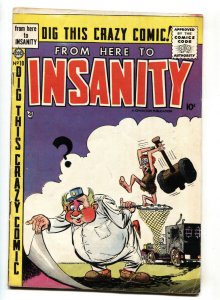 From Here To Insanity #10 1955-Charlton MAD imitator-Steve Ditko art!