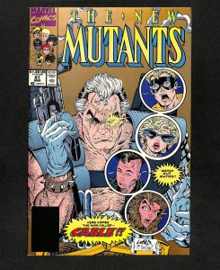 New Mutants #87 Black Logo Box Variant 1st Cable!