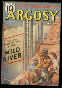 ARGOSY MAY 20 1939-WILD RIVER-JOHN STROMBERG-BELARSKI VF