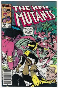 The New Mutants #8 75-Cent Cover (1983)