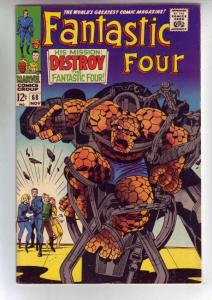 Fantastic Four #68 (Nov-67) VF- High-Grade Fantastic Four, Mr. Fantastic (Ree...