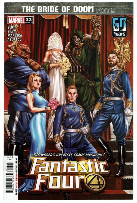 Fantastic Four #33  (Aug 2021, Marvel)  9.2 NM-