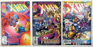 Uncanny X-Men Lot of 3 #341, 343, 544 1997 Marvel Comics 1st Print Comic Books