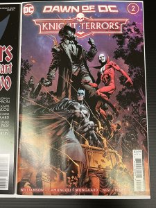 KNIGHT TERRORS #2 CVR A + E 1:25 JEFF SPOKES CARDSTOCK SET IN-HAND PROSHIPPER