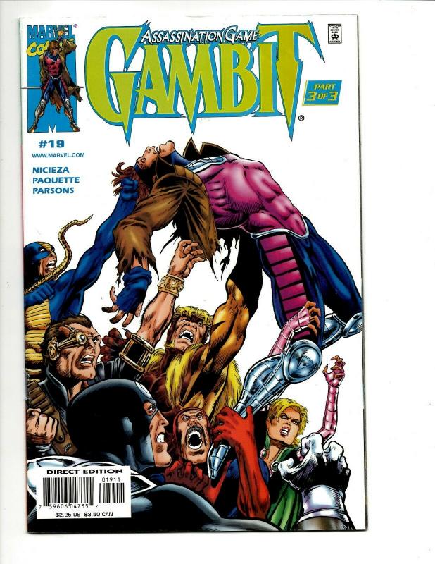 Lot Of 10 Gambit Marvel Comics # 10 11 12 13 14 15 16 17 18 19 Rogue X-Men EK10