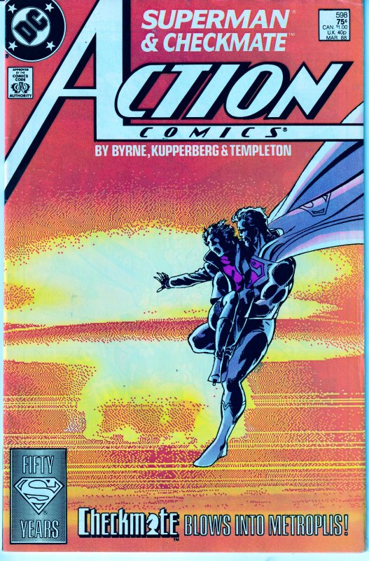 Action Comics(vol. 1) # 598  1st Appearance of Checkmate !