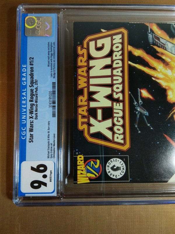 Star Wars X-Wing Rogue Squadron 1/2 CGC 9.6 white pages