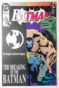 Batman #497 (9.0, 1993) Bane breaks Batman's back