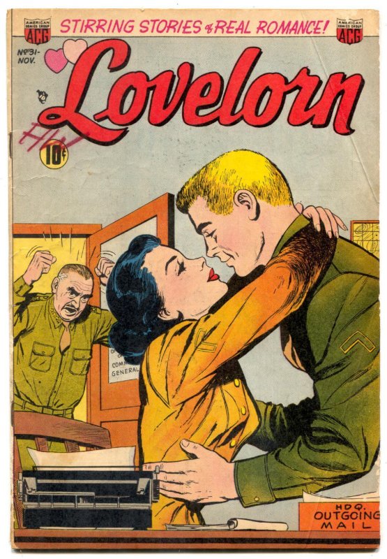 Lovelorn #31 1952- ACG Romance- Circus story VG