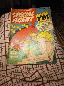 STEVE SAUNDERS SPECIAL AGENT #4 Parents Magazine 1949 T-MAN MICHAEL TRIGGER
