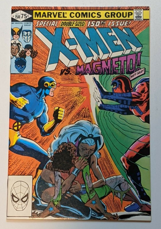 Uncanny X-Men #150 (Oct 1981, Marvel) NM- 9.2 Magneto appearance 