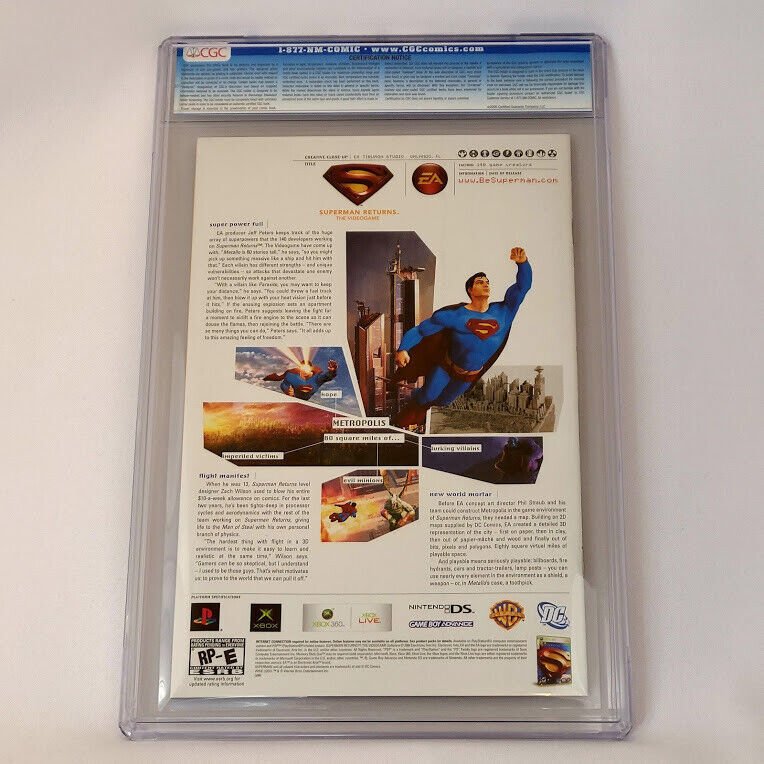 Wonder Woman #1 DC 2006 CGC 9.8 Adam Kubert Variant Cover Top Census Grade