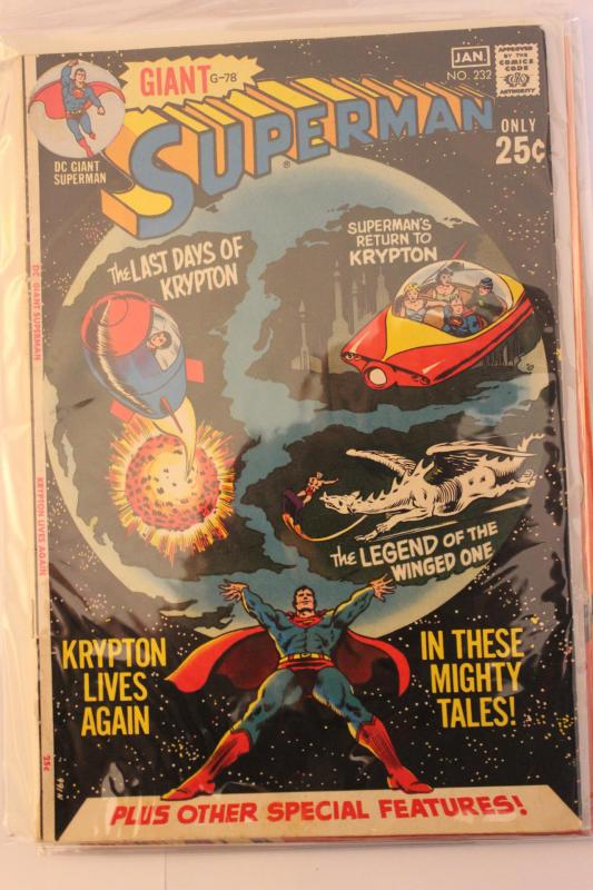 Superman 232 VG/FN