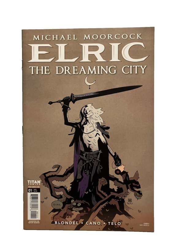 Elric The Dreaming City #1 Cover A B & FOC Set Mignola Michael Moorcock Titan