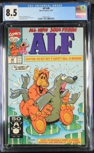 Alf #48 1991 Marvel Comics CGC 8.5 Controversial Cover White Pages