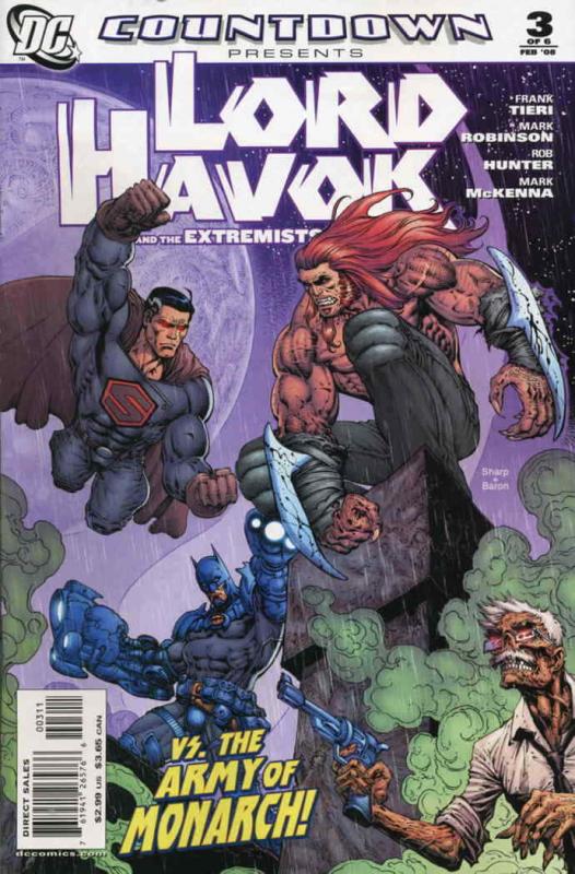 Countdown Presents: Lord Havok & The Extremists #3 VF/NM; DC | save on shipping