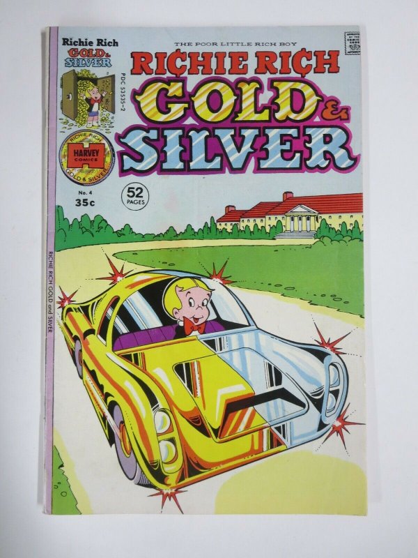 RICHIE RICH GOLD AND SILVER #4 (Harvey,3/1976) VERY GOOD (VG)  