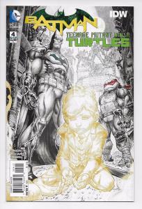 Batman TMNT #4 2nd Printing Variant (DC, 2016) NM