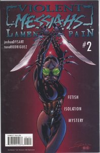 Violent Messiahs Lamenting Pain 1A VF 9 ACTOR variant SIGNED PETER STEIGERWALD