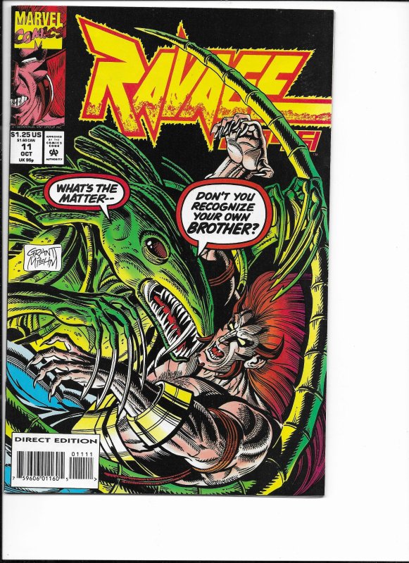 Ravage 2099 #11 Direct Edition (1993)