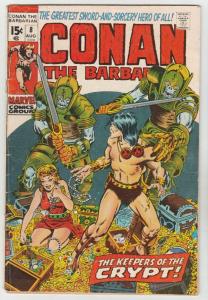 Conan The Barbarian #8 (Aug-71) VG/FN Mid-Grade Conan the Barbarian