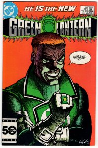 Green Lantern #196 Crisis on Infinite Earths x-over High Grade DC