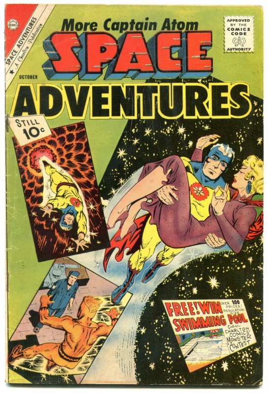 Space Adventures #42 1961- Captain Atom- Steve Ditko VG/F